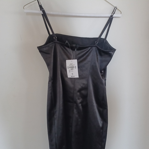 Forever 21 dress xs black with rhinestones - Picture 2 of 3
